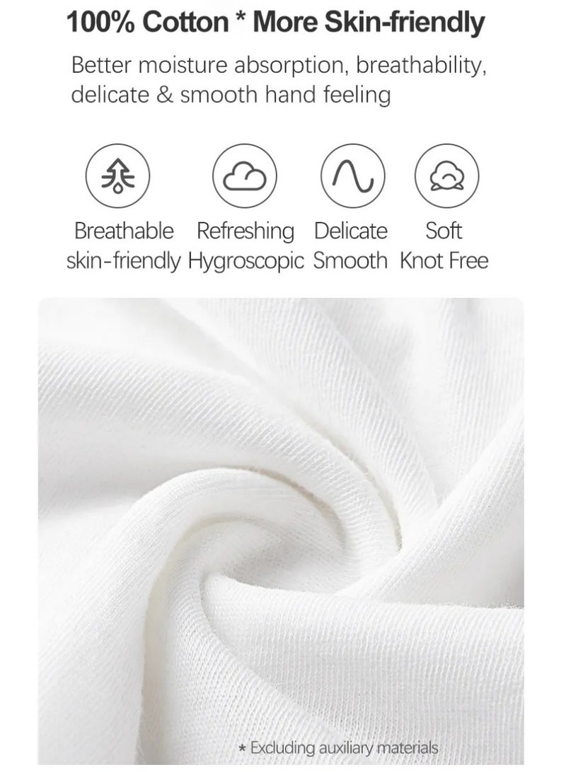 Be a better mom 12PCS Disposable Underwear for Women Cotton and Individual Sealing Disposable Maternity Briefs for Travel Hospital Business Trip Hotel Spa - Image 4