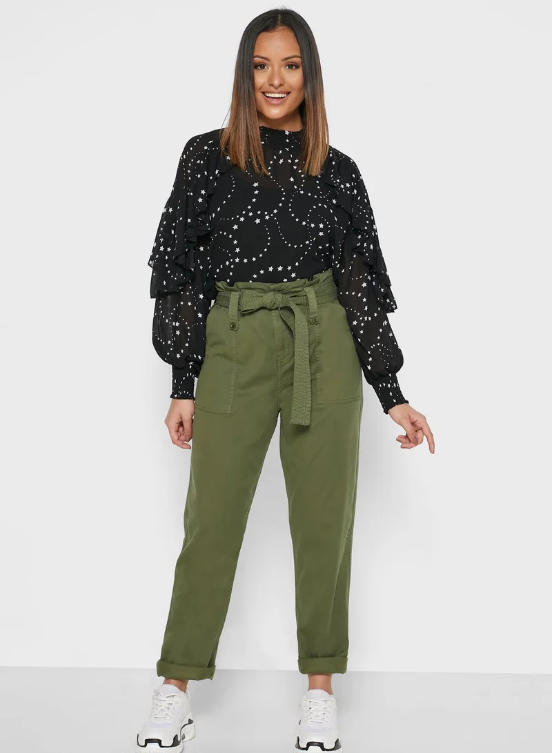 Ginger Self Tie Chino Pants