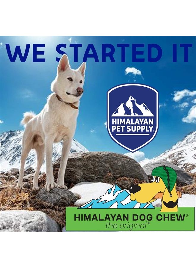 Himalayan Dog Chew مضغيات جبن الياك الأصلية للكلاب، 100% طبيعية، تدوم طويلاً، خالية من الغلوتين، مكافآت صحية وآمنة للكلاب، خالية من اللاكتوز والحبوب، غنية بالبروتين، للكلاب الصغيرة 15 رطلاً وأقل، 3.3 أونصة - Image 4