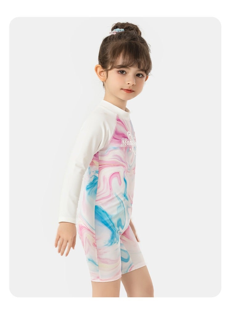 Swimming Wear With Swim Cap Suit for Toddler/Junior/Youth Aged 7 Years For  Girls one piece，No formaldehyde, bleach, and fluorescent agen - Image 2