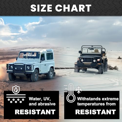 OPENROAD Kinetic Recovery Tow Rope, 4800 LBS (1in x 30ft with Soft Shackle) Extreme Duty 35% Elasticity Energy Offroad Snatch Strap, Vehicle Recovery Kit for Jeep Car Truck ATV UTV SUV - Image 5