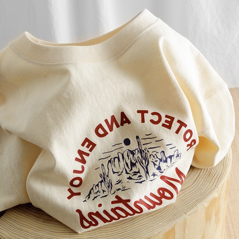 Little Red Book Push ~ Brand Discount Withdrawal More Than A Single To Pick Up The Leak Cotton Short Sleeve T-Shirt Men'S And Women'S Design Sense Printing! - Image 2