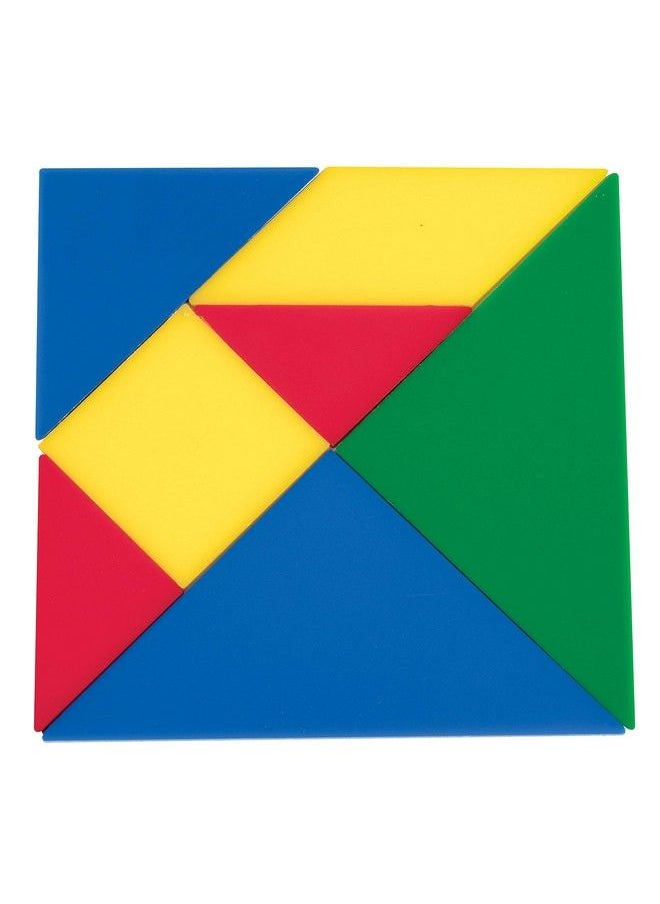 Learning Advantage - Tangrams Set Of 28 Puzzle Blocks For Geometry And Problem Solving Math Manipulatives For Kids Practice Early Geometry - Image 1