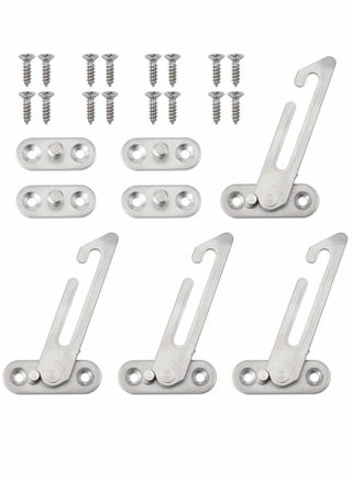 4PCS Window Restrictor Locks UPVC Window Restrictor Hook Window Security Lock Stainless Steel Child Lock Restrictor Safety Catch with Screws- Right - pzsku/ZD3E12B62C499DF23CD46Z/45/_/1698454953/7a692147-d503-4d7d-ba09-0853f054e125