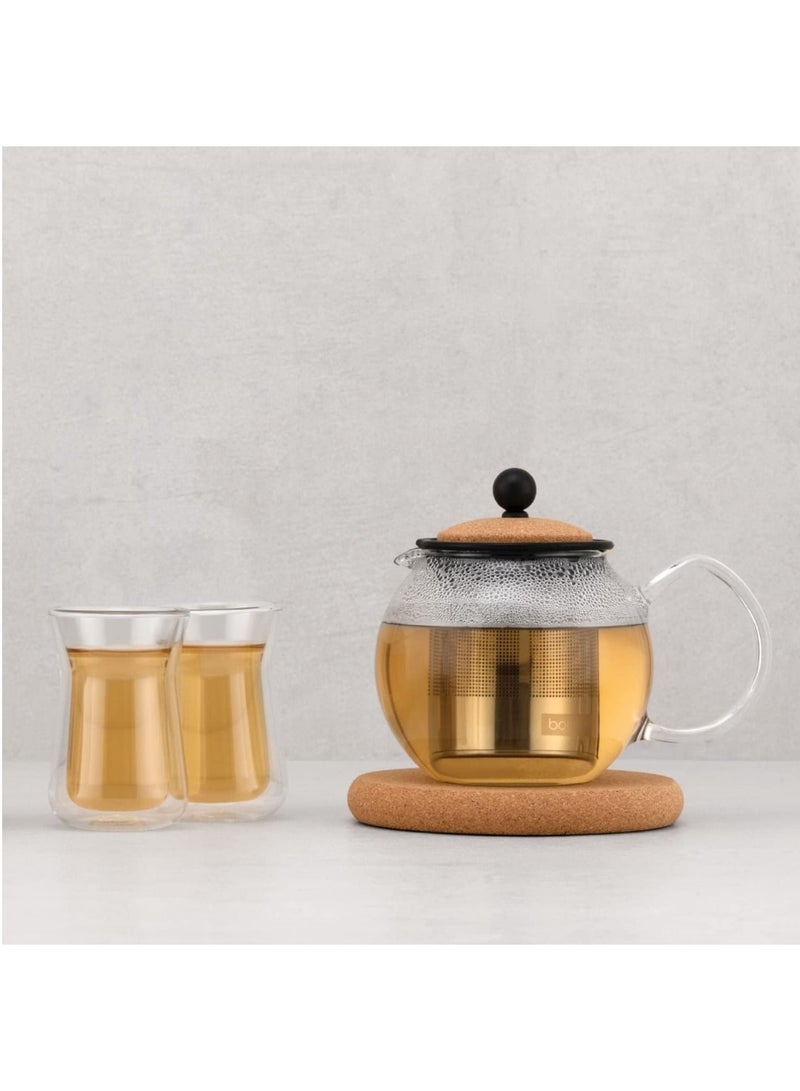 bodum Set of 2 Melior Tea Glasses Double-Walled - Image 2