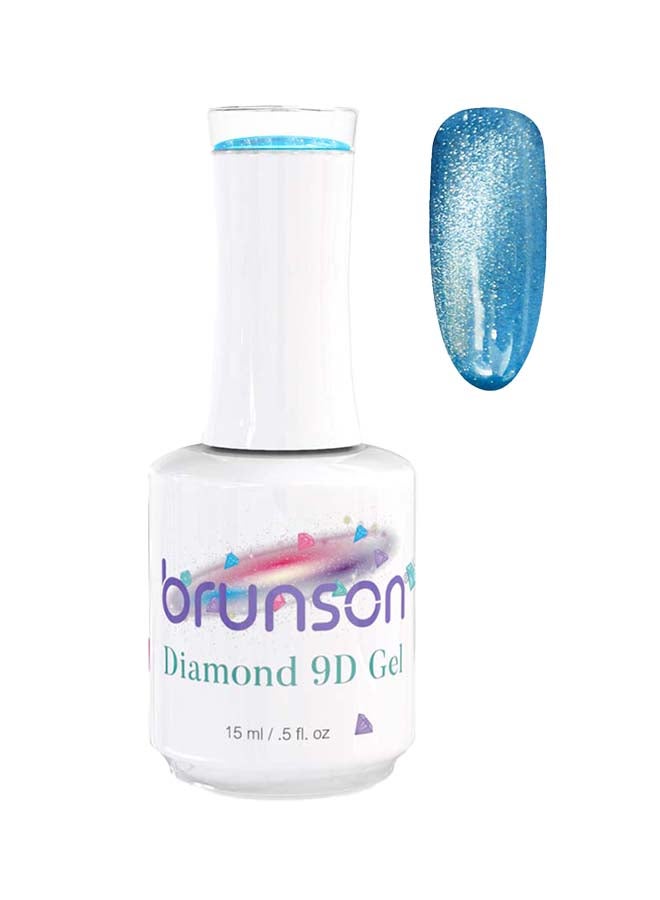 brunson Diamond 9D Magnetic Cat Eye Gel Reflective Diamond Gel Nail Polish 15ml Soak Off Gel Polish BD9D017 - Image 1