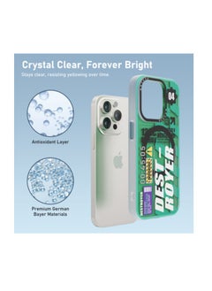 Mezone Destroyer iPhone 14 Pro MagSafe Case, Shockproof & Anti-Yellowing Phone Case Reinforced Corners with Airguard, Green  - Image 5
