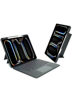 iPad 10.9 10th Generation 2022 Keyboard Case, with English & Arabic Language, Magnetic Detachable, Smart Trackpad, Adjustable Stand, Portrait/Landscape Dual Mode, 7 color Backlit Keyboard for iPad 10th 10.9” 2022 - pzsku/ZD3E17F57033AF42559B1Z/45/_/1734426970/3198825a-fd8f-4c38-a51d-4cda5f73c78b