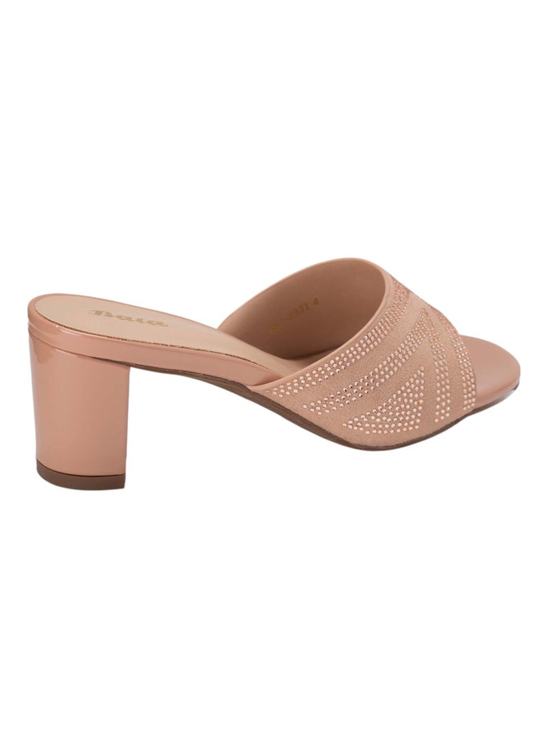 Bata Embellished Block Heel Sandals - Image 3