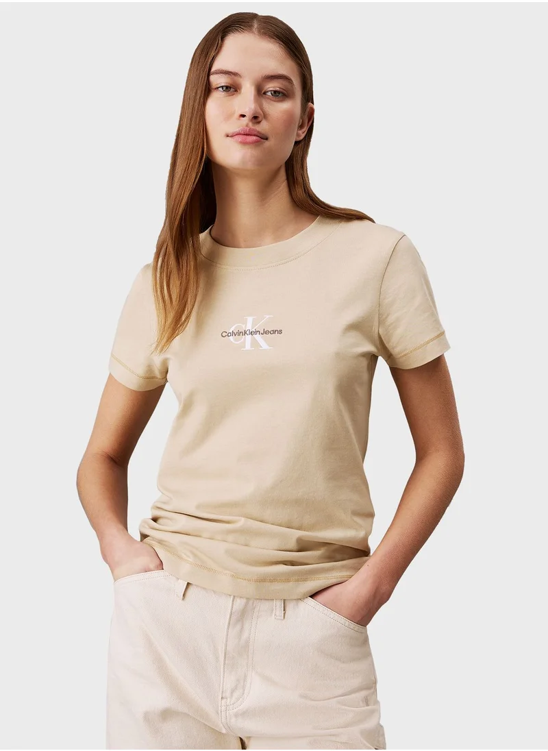 Calvin Klein Jeans Crew Neck Logo T-Shirt