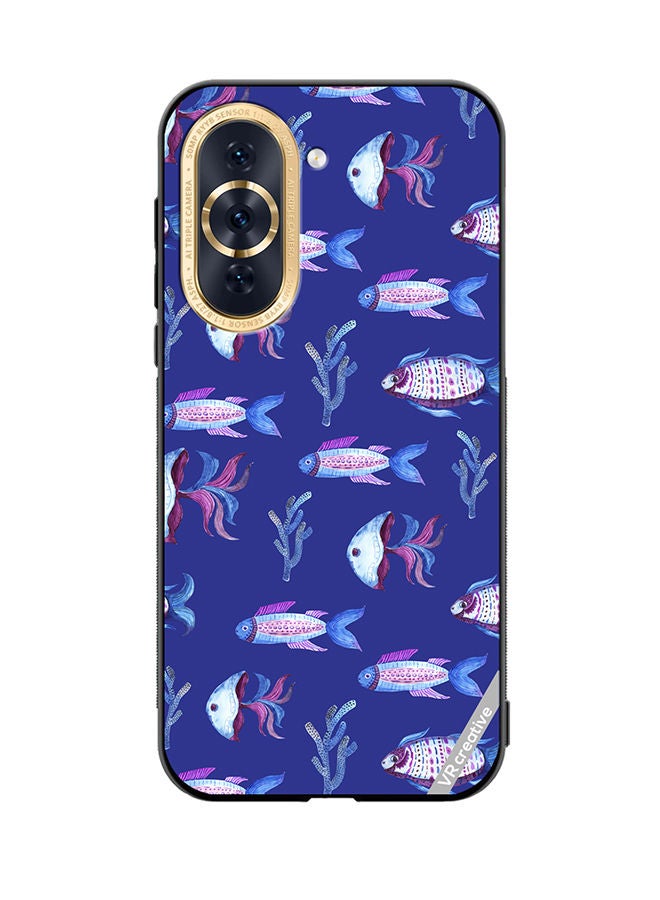 VR CREATIVE Protective Case Cover For Huawei Nova 10 Fish And Octopus Design Multicolour - Image 1