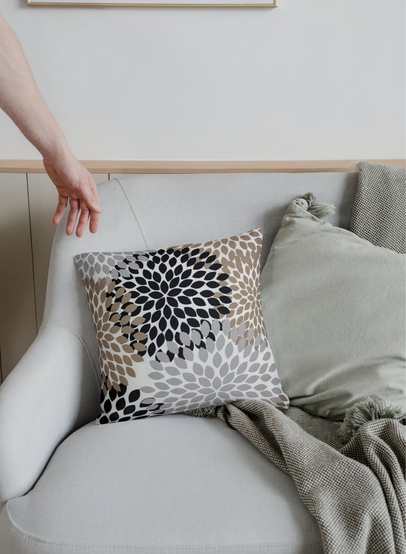 AL-HRAER Luxury Cotton Sofa Cushion Cover with A Durable Fabric With A Soft And Comfortable Texture With Floral Leaf Designs And Decent Colors On All Decors 45X45 cm - Image 2