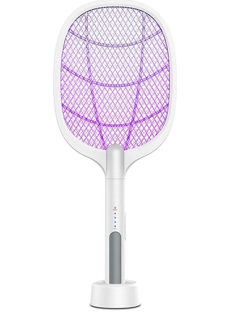 ELTRAZONE Electric Fly Zapper 3000V, USB Fly Swatter Mosquito Killer Bug Zapper with 3-Layer Safety Mesh, Repellent Fly Racquet, No Chemicals, Ideal Choice for Home, Indoor And Outdoor Use - Image 1