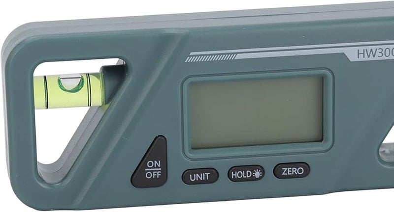 مقياس الميل الرقمي الأخضر الداكن مع تثبيت البيانات وشاشة LCD وأداة قياس زاوية المنقلة لإصلاح السيارات - Image 4