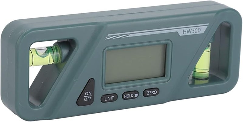 مقياس الميل الرقمي الأخضر الداكن مع تثبيت البيانات وشاشة LCD وأداة قياس زاوية المنقلة لإصلاح السيارات - Image 3