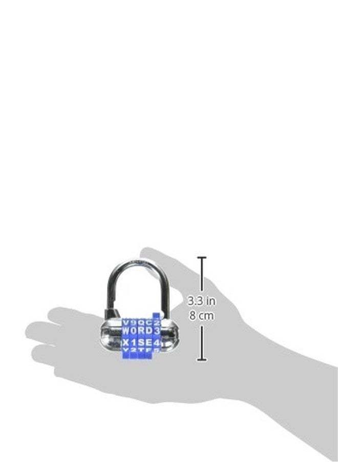 Master Lock 1534D Locker Lock Set Your Own Word Combination Padlock, 1 Pack, Assorted Colors - Image 3