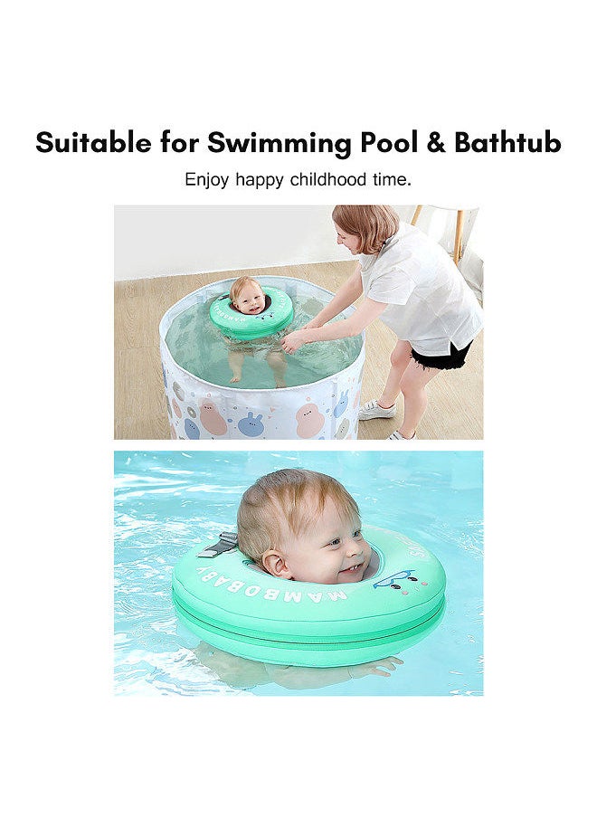 Mambobaby - Mambobaby B510 Non-Inflatable Baby Float Neck Ring Head Float Swimming Ring Toys Swim Trainer for Pool Bathtub 0-6 Months Infants - Image 1