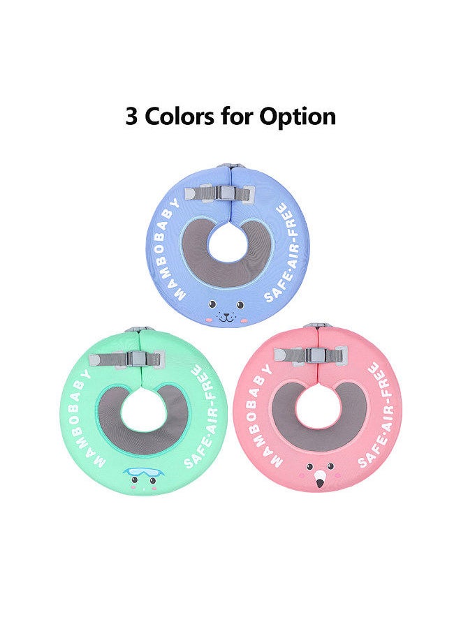 Mambobaby - Mambobaby B510 Non-Inflatable Baby Float Neck Ring Head Float Swimming Ring Toys Swim Trainer for Pool Bathtub 0-6 Months Infants - Image 1