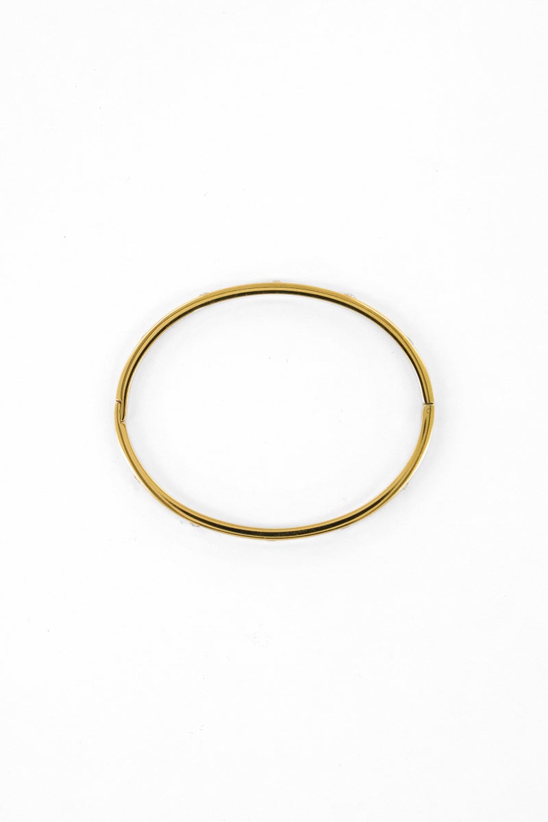 Mestige Women Gemstones 18 K Gold Plated Bracelet, Gold  - Image 4