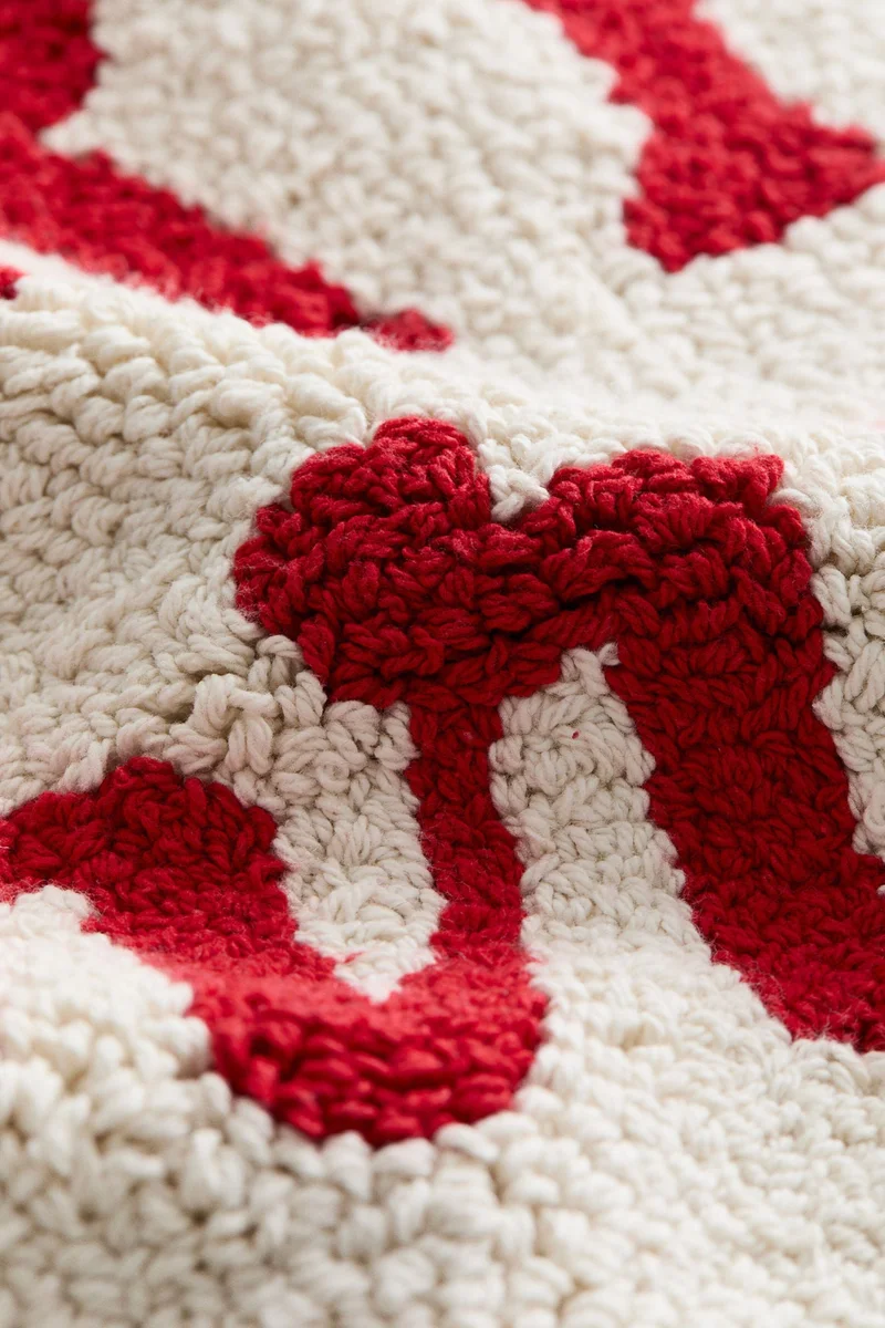 H&M Punch needle cushion cover