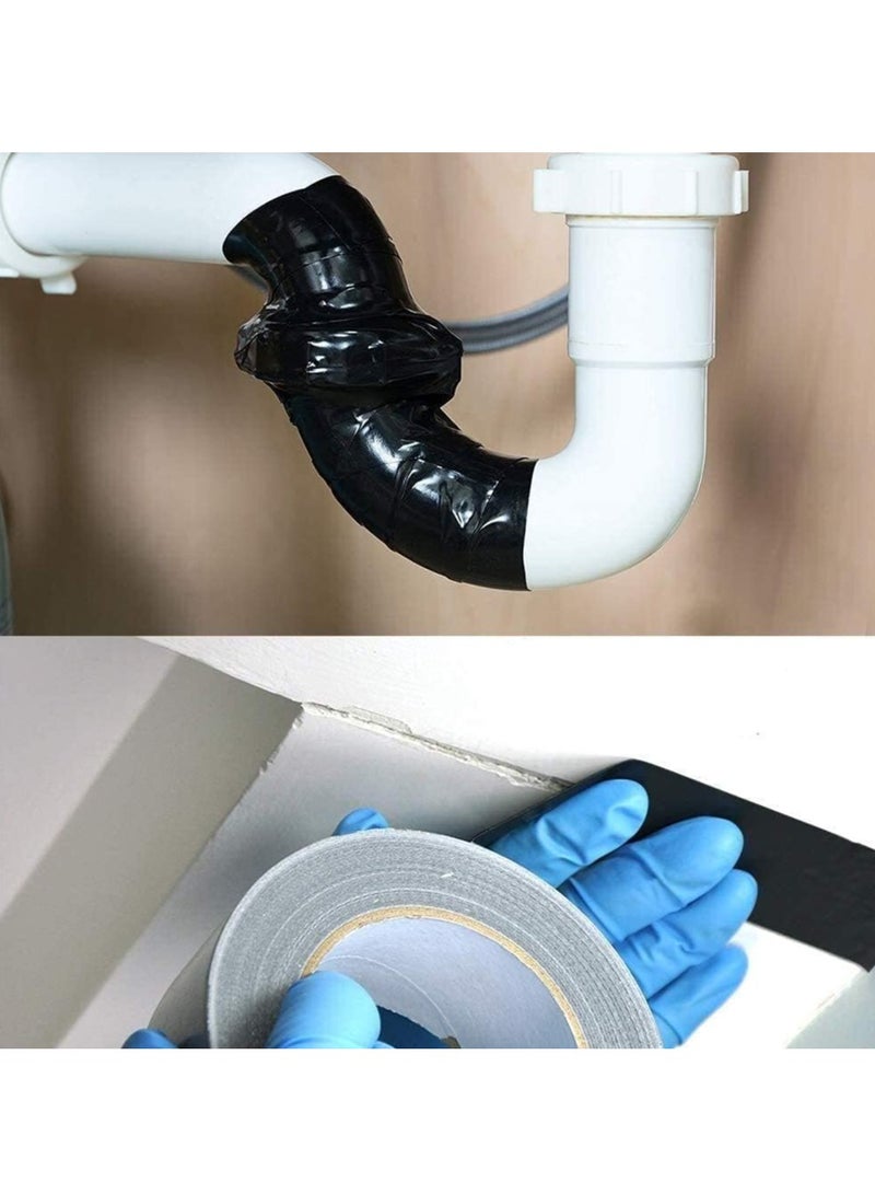 Poaker Waterproof Repair Tape – Strong Self-Adhesive, All-Weather Stretchy Sealing Tape for Insulation, Roofing, Pipes, Holes, Cracks & Leaky Pools, Tanks, Drums & Containers (4 INCH, 1 PCS) - Image 4