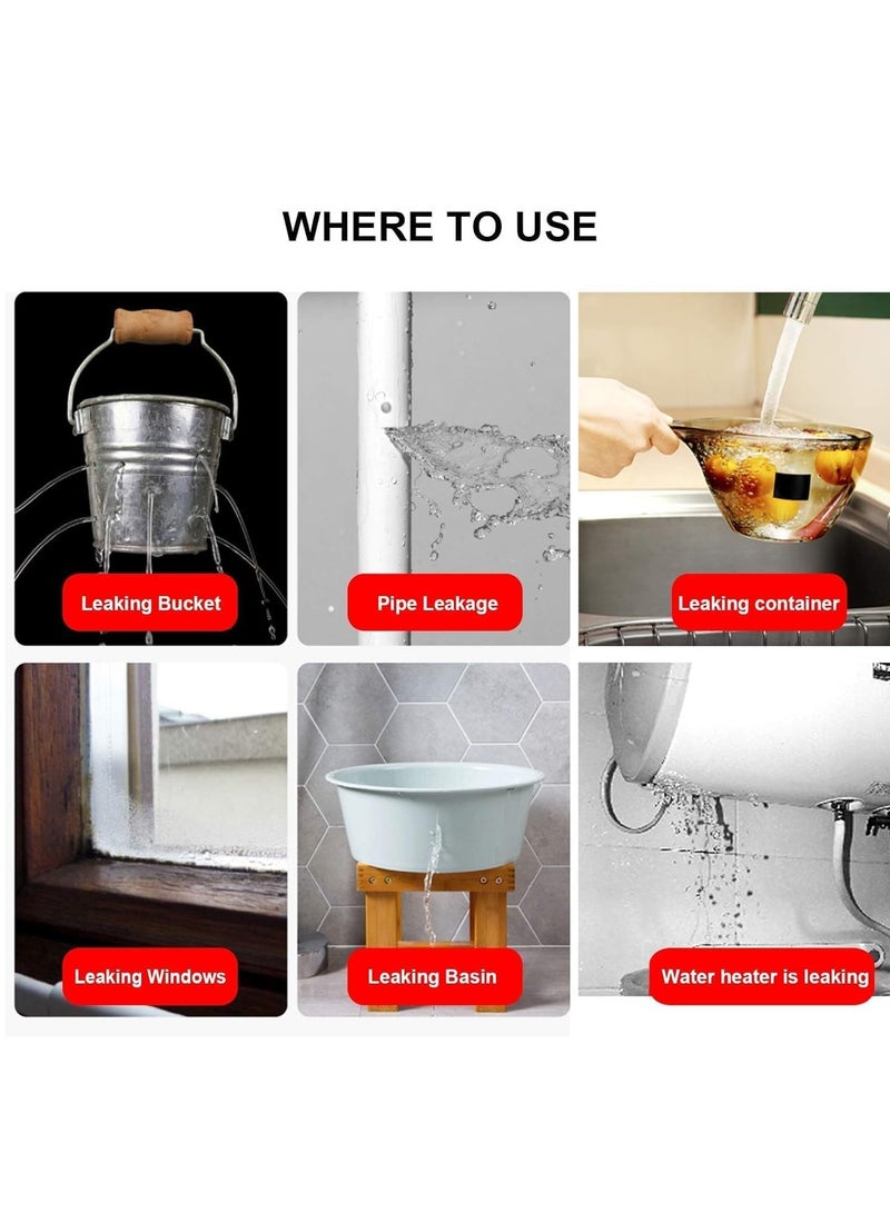 Poaker Waterproof Repair Tape – Strong Self-Adhesive, All-Weather Stretchy Sealing Tape for Insulation, Roofing, Pipes, Holes, Cracks & Leaky Pools, Tanks, Drums & Containers (4 INCH, 1 PCS) - Image 5