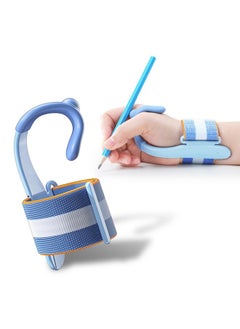 Elfzone Pencil Grip Corrector For Kids Handwriting - Adjustable Anti-Hook Wrist Correctors For Children Students Pen Holding Trainer Toddler Finger Grips For Pencils Writing Posture Training Gripper Aid Tool  - Image 1