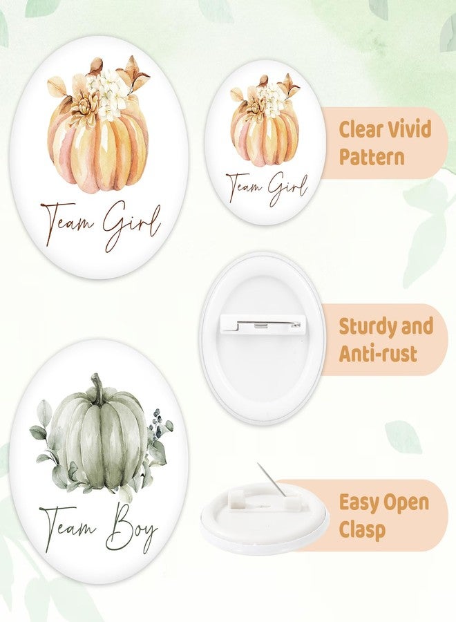 وولاين مجموعة دبابيس كشف جنس المولود من والين، 50 قطعة، بتصميم يقطين الخريف، مناسبة لحفلات استقبال المولود الجديد، وحفلات عيد الشكر، وحفلات استقبال المولود الجديد، وألعاب الأطفال، بطول 1.8 بوصة. - Image 3