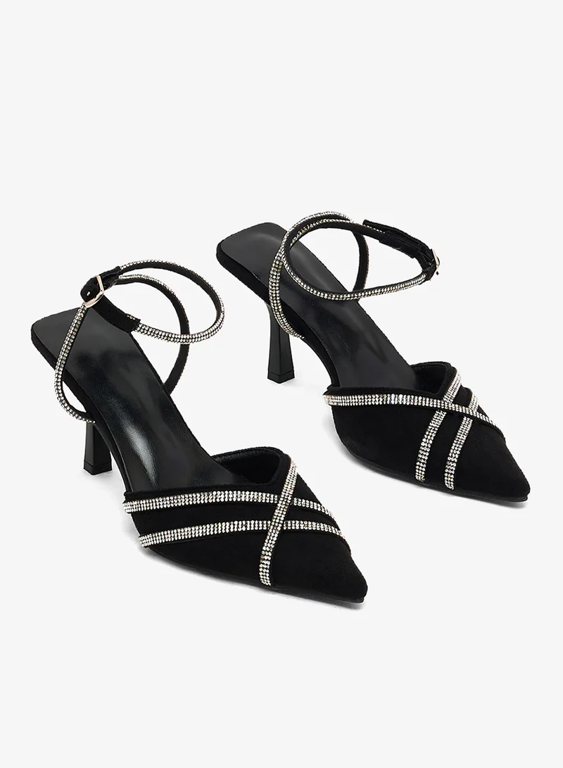 ELLA High Heeled Embellished Pump
