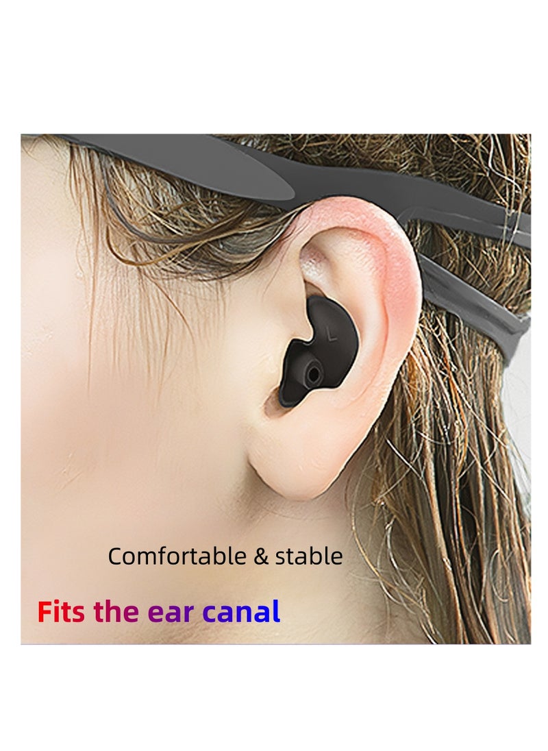NOVOLAN - NOVOLAN Swimming Ear Plugs and Nose Clip Set, 3-Pack, Water-Proof Silicone Ear Plugs, Noise Reduction Sleep Ear Plugs, Anti-Water for Swimming, Snorkeling, and Water Sports, Comfortable & Secure Fit - Image 1