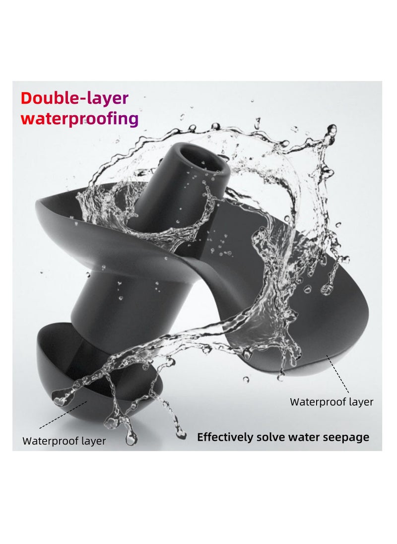 NOVOLAN - NOVOLAN Swimming Ear Plugs and Nose Clip Set, 3-Pack, Water-Proof Silicone Ear Plugs, Noise Reduction Sleep Ear Plugs, Anti-Water for Swimming, Snorkeling, and Water Sports, Comfortable & Secure Fit - Image 1