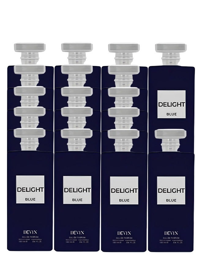 ديفين 17 قطع عطر ديلايت بلو للرجال ١٠٠ مل - Image 1