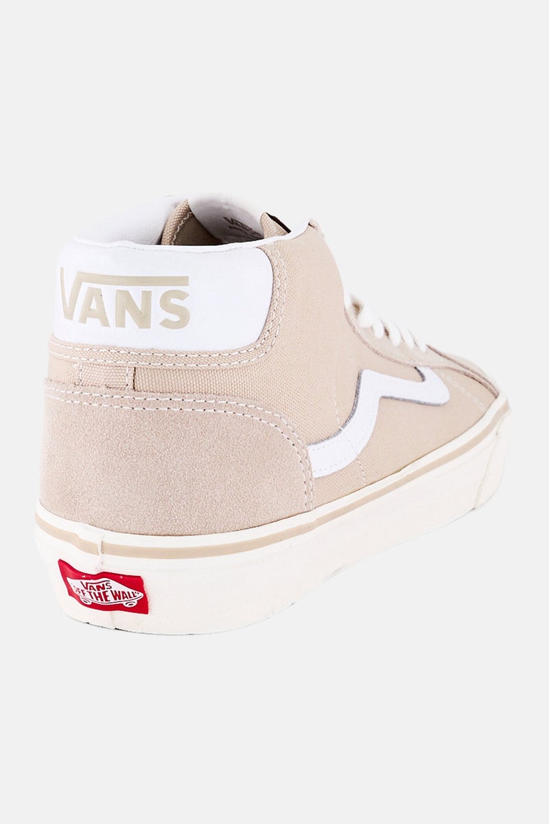VANS Men  Mid Skool 37 Lace Up Training Shoes, Tan - Image 3