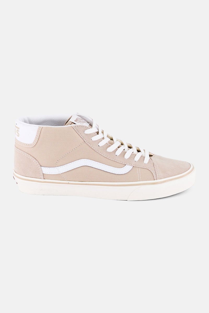 VANS Men  Mid Skool 37 Lace Up Training Shoes, Tan - Image 4