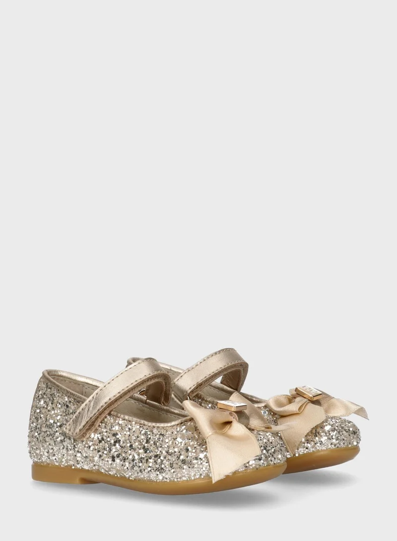 TOMMY HILFIGER Youth Front Bow Slip On Ballerina