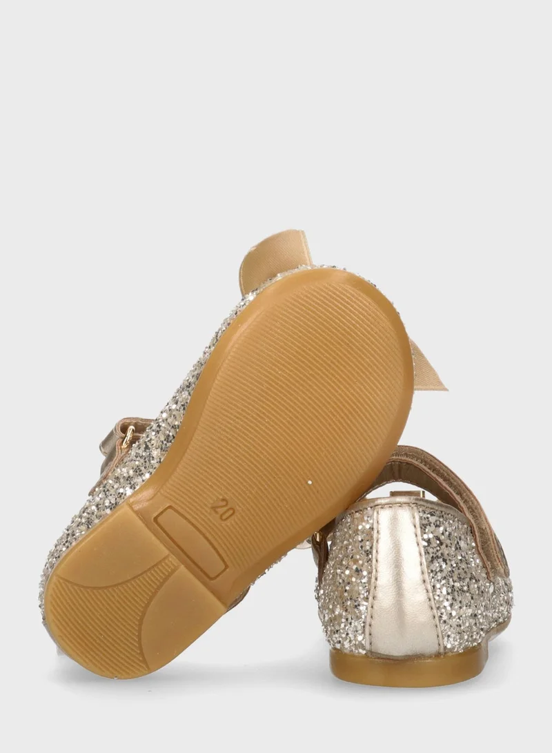 TOMMY HILFIGER Youth Front Bow Slip On Ballerina