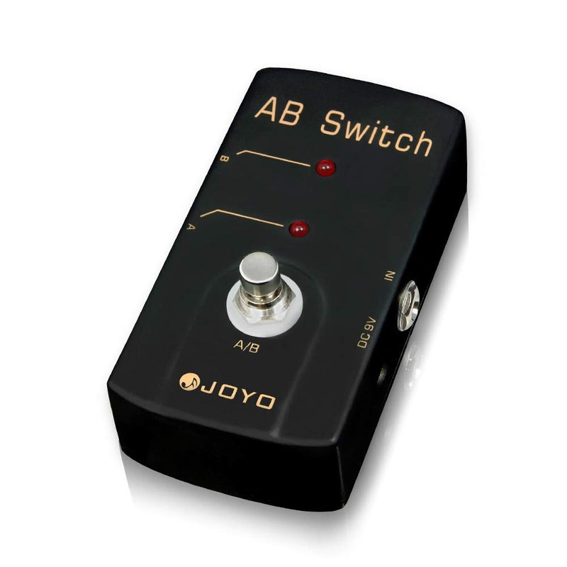 JOYO Switch Pedal Switch Guitar Pedals in Loop A Directly to Line B, Two Output Effects Loop Chains (A/B Switch JF-30)