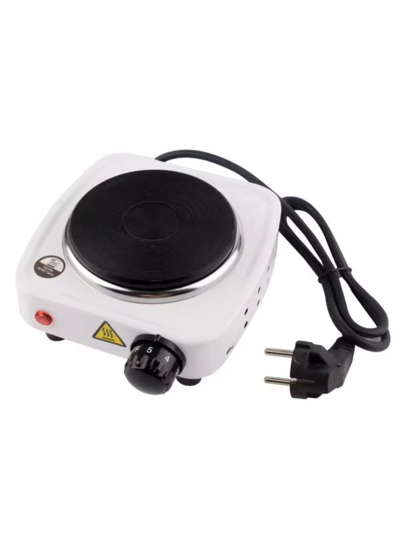 1000 Watt Single Solid Electric Hot Plate - Portable Ceramic Heater with Fast Heating and Automatic Temperature Control - Image 1