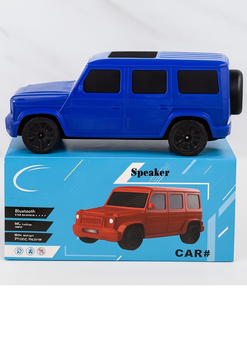 BDT سبيكر سيارة بلوتوث BDT CAR8 – شكل مميز وتصميم جذاب للموسيقى والديكور واللعب – أزرق - Image 1