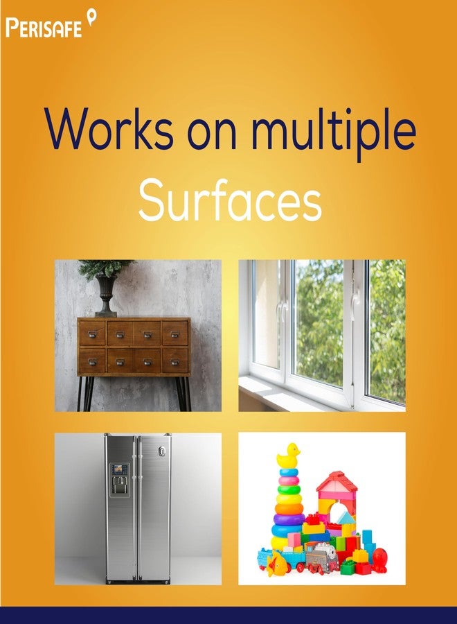 PERISAFE Multipurpose Disinfectant Wipe For Surfaces & Skin-100 Wipes | 100% Biodegradable Wipes | Antibacterial | 2-IN-1- Kills Germs & Cleans Tough Messes - Image 5