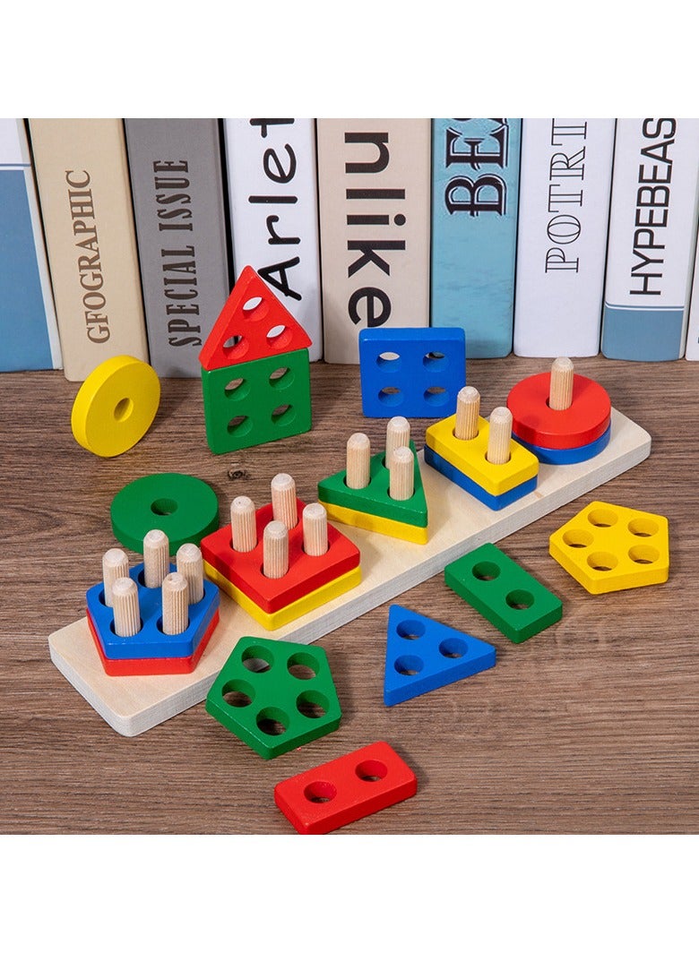 Unique Wooden Geometry Toys in Rectangular Shape: Challenge Your Mind - Image 3