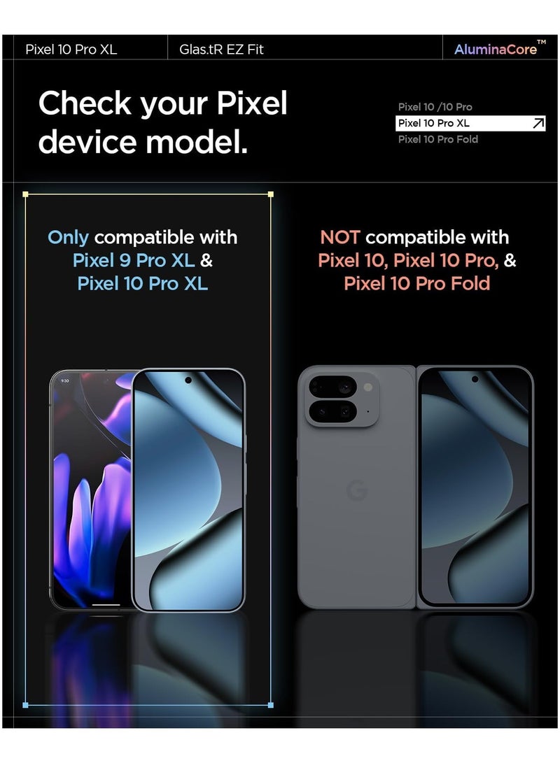 Spigen GLAStR EZ FIT Tempered Glass Google Pixel 10 Pro XL | 9 Pro XL Screen Protector - Case Friendly [2 PACK] - Image 2