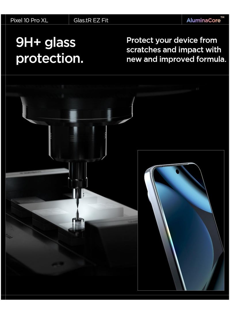 Spigen GLAStR EZ FIT Tempered Glass Google Pixel 10 Pro XL | 9 Pro XL Screen Protector - Case Friendly [2 PACK] - Image 3