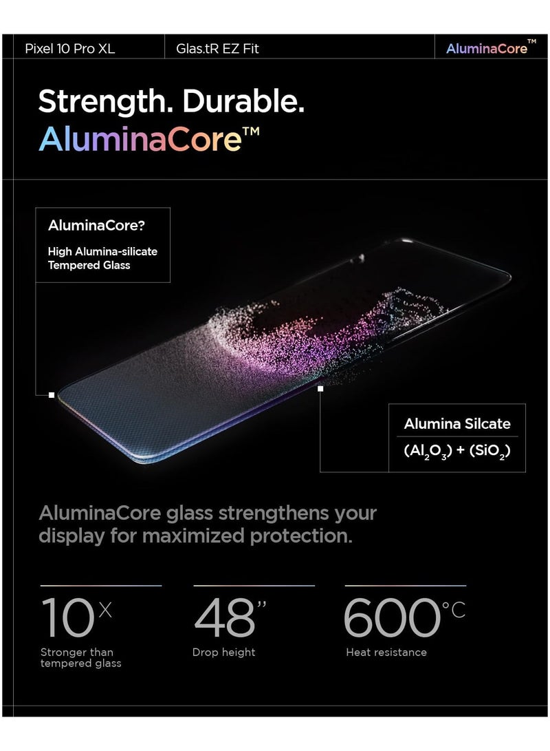 Spigen GLAStR EZ FIT Tempered Glass Google Pixel 10 Pro XL | 9 Pro XL Screen Protector - Case Friendly [2 PACK] - Image 4