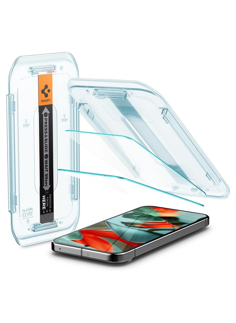 Spigen - GLAStR EZ FIT Tempered Glass Google Pixel 9 Pro XL Screen Protector - Case Friendly [2 PACK] - Image 1