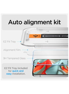 Spigen GLAStR EZ FIT Tempered Glass Google Pixel 9 Pro XL Screen Protector - Case Friendly [2 PACK]  - Image 3
