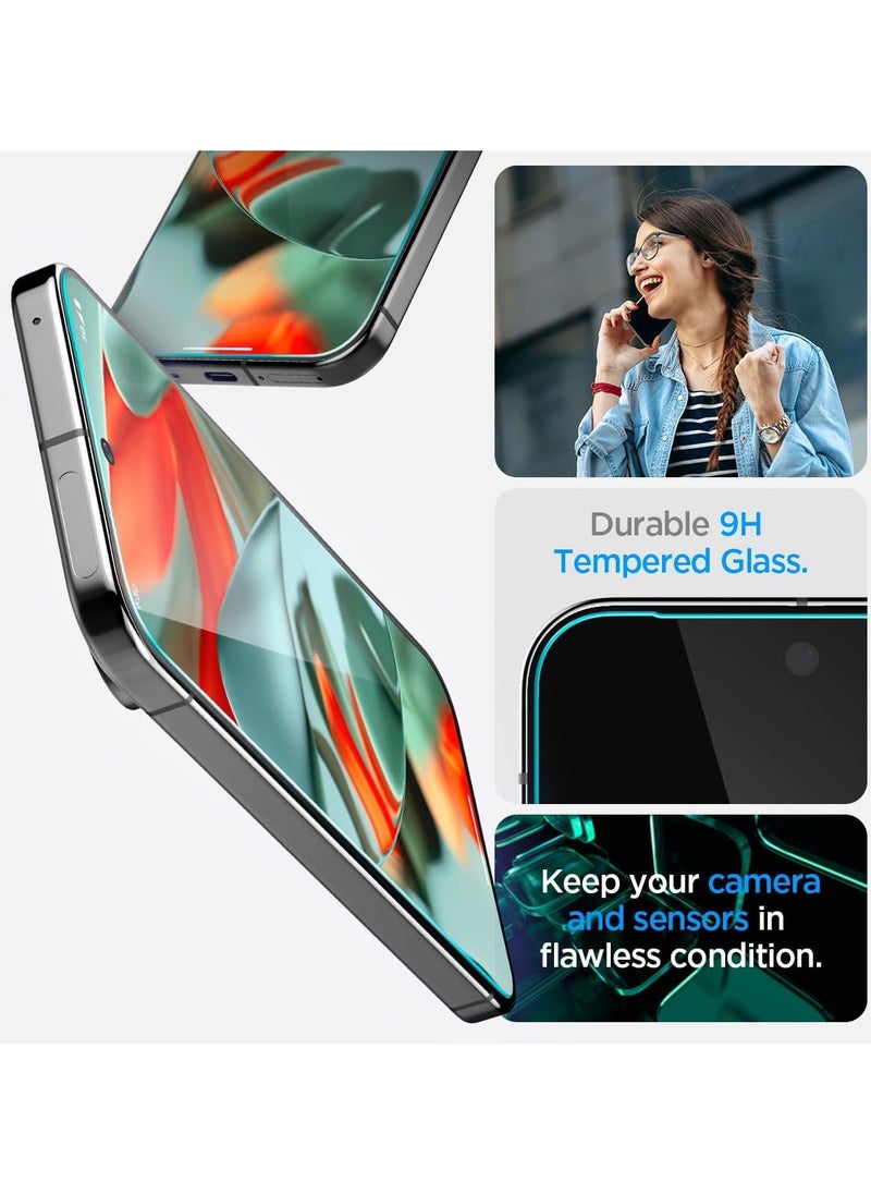 Spigen - GLAStR EZ FIT Tempered Glass Google Pixel 9 Pro XL Screen Protector - Case Friendly [2 PACK] - Image 1