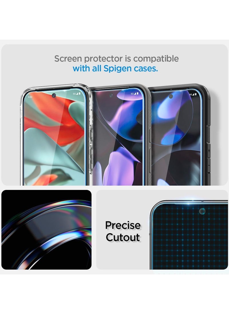 Spigen - GLAStR EZ FIT Tempered Glass Google Pixel 9 Pro XL Screen Protector - Case Friendly [2 PACK] - Image 1