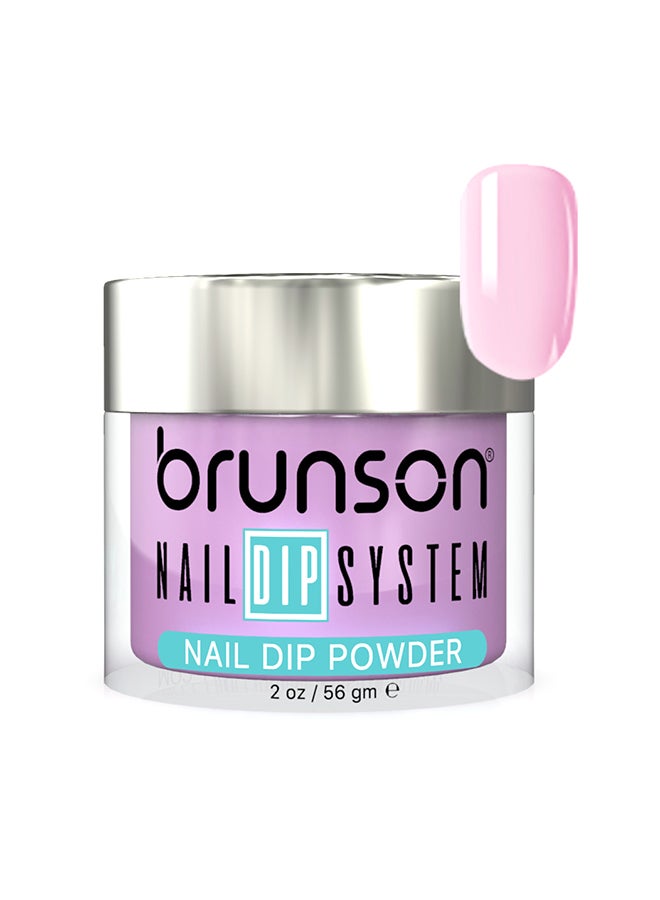 Nail Dip Powder Dip And Buff System Color 56gm, French Nail Art Starter Manicure Salon DIY At Home Odor Free And Long Lasting No Needed Nail Lamp Curing BDK016