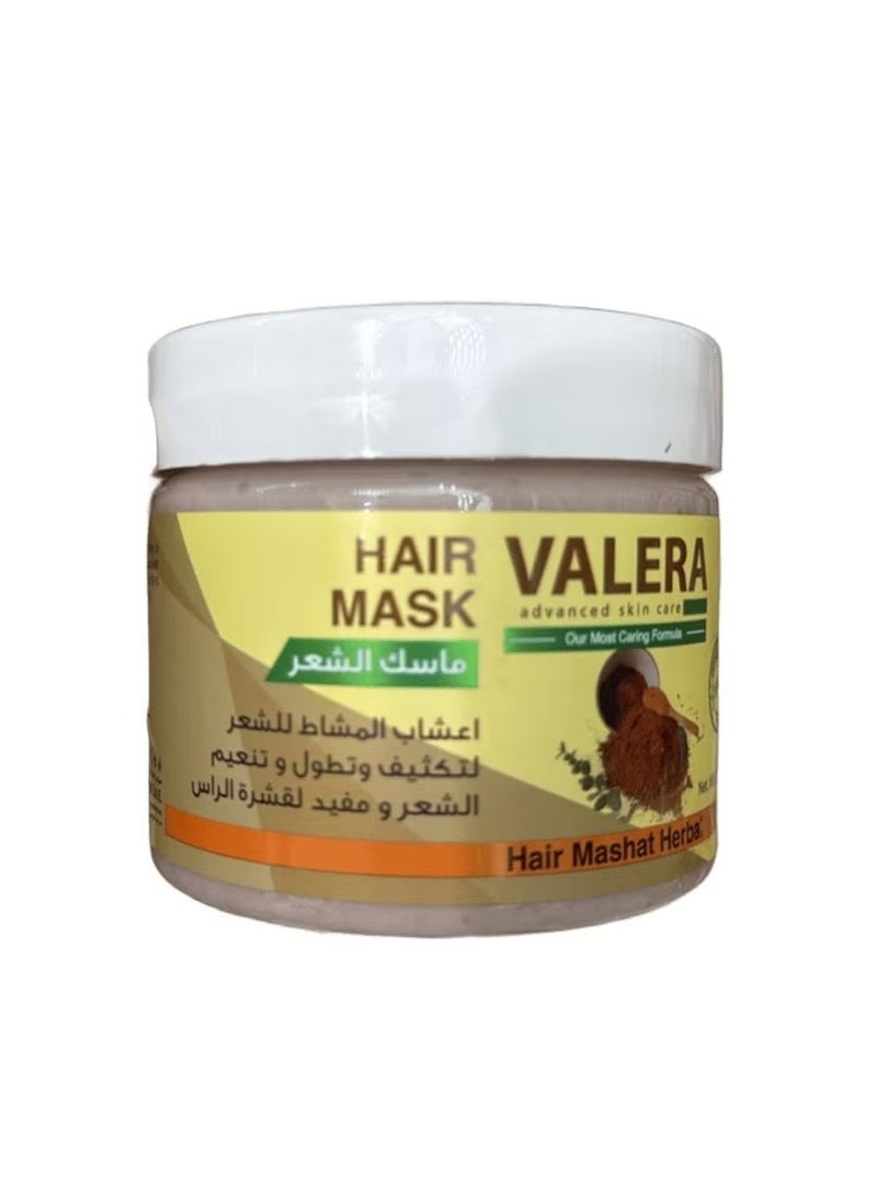 Hair mask with herbal henna